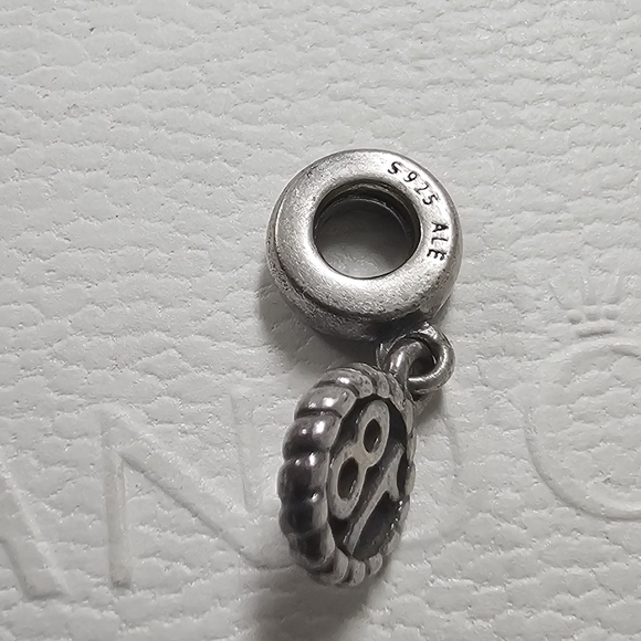 Pandora Sterling Silver 18th Birthday Dangle Charm - Picture 3 of 5